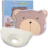 Baby Head Shaping Pillow - Memory Foam flat head baby pillow - baby registry must have gift