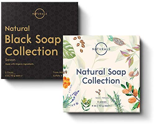 O Naturals Deluxe Variety 2 Pack, 12 Unique Different Bars of Soap. Best Holiday Gift Set for Women & Men. Premium Skin Care Spa Bath & Body Gift Set Kit. Vegan Soap with Organic Ingredients. 4oz Each