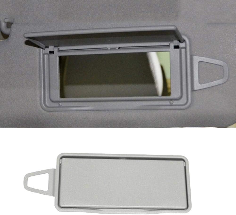 Miroir Courtoisie Voiture Autocollant - Miroir Maquillage Pare-Soleil - Acier Inoxydable - Sans Trace