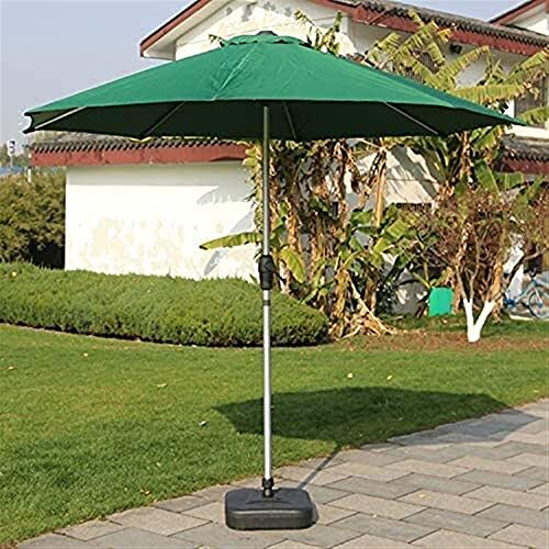 CCLLA Outdoor Garten Sonnenschirme 9 'Outdoor Aluminium Sonnenschirm mit Kurbel und 8 stabilen Rippen für Garten, Garten… – Bild 5
