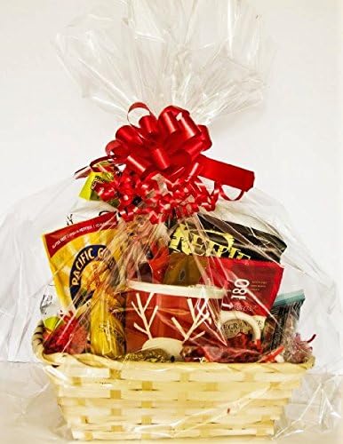 Deluxe Christmas Holiday Large Gluten Free Gourmet Gift Basket with Wooden Nutcracker and Stoneware Mug
