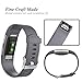 GEAK Bands for Fitbit Charge 2, Adjustable Classic Wristbands for Fitbit Charge 2, Small Black Gray Purple