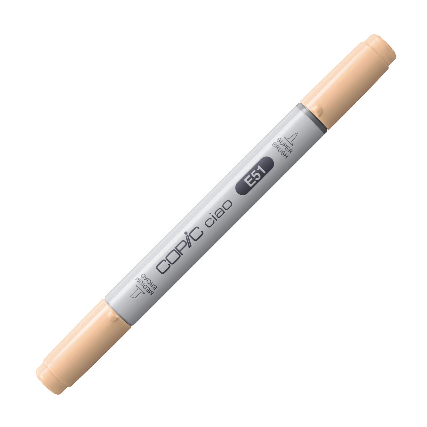 Copic Ciao Coloured Marker Pen - (E-51) Milky White, For Art & Crafts, Colouring, Graphics, Highlighter, Design, Anime, Professional & Beginners, Art Supplies & Colouring Books