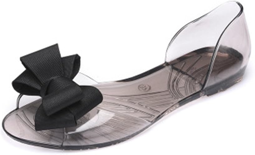 transparent jelly sandals