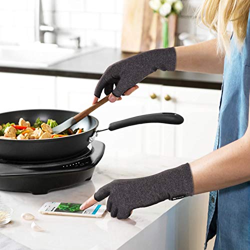 Duerer Arthritis Gloves Women Men, Carpal Tunnel, Rheumatiod, Tendonitis, Fingerless Hand Thumb Compression Gloves
