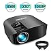 Projector, GooDee Upgrade HD Video Projector 4500L Outdoor Movie Projector, 230" Home Theater Projector Support 1080P, Compatible with Fire TV Stick, PS4, HDMI, VGA, AV and USB primary