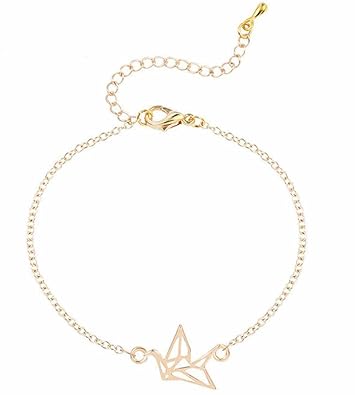 Gudeke Legierung Origami Kranich Papiervogel Einstellbar