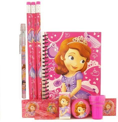 Disney Princess Sofia Stationery Set - Hot Pink