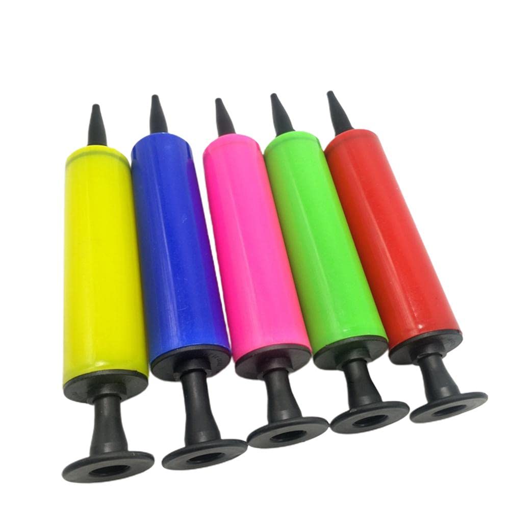 Tianbi Balloon Pump Hand Held,Balloon Pump Balloon Accessories, Multifunctional Mini Hand Push Inflator Air Pump, Party Decoration Supplies