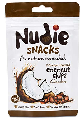 Nudie Snacks Coconut Chips Chocolate