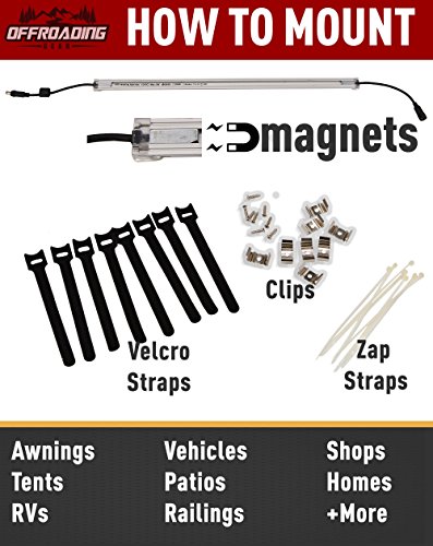 Offroading Gear Waterproof LED Lighting Kit, Portable and for Camping/Patio/RVs/Outdoor