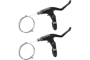 CNC Bike Brake Levers, Aluminium Alloy Bicycle Brake Levers,Brake Handle for Mountain Bike MTB/BMX/Road Bike，Black