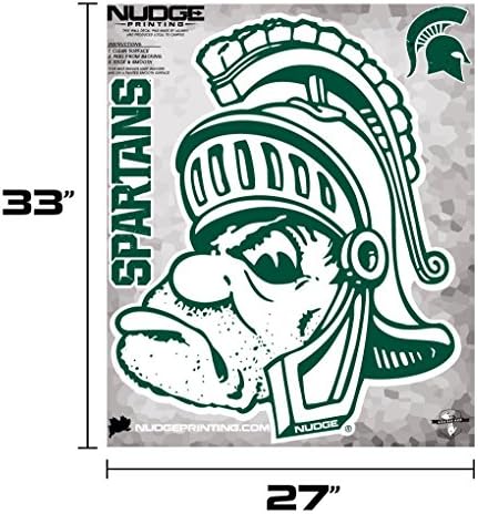 Amazon Com Michigan State University Spartans Msu Gruff Sparty Xl Msu Wall Decal Sticker Set Peel And Stick Arts Crafts Sewing