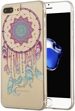iPhone 7 Plus Case, ZKDT Totem Series Ultra-thin Clear Soft TPU Protective Case with Totem Pattern Back Cover for iPhone 7 Plus 5.5" (Dream Catcher)