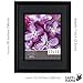 Gallery Solutions 11x14 Black Wood Wall Frame with Double Black Mat for 8x10 Image