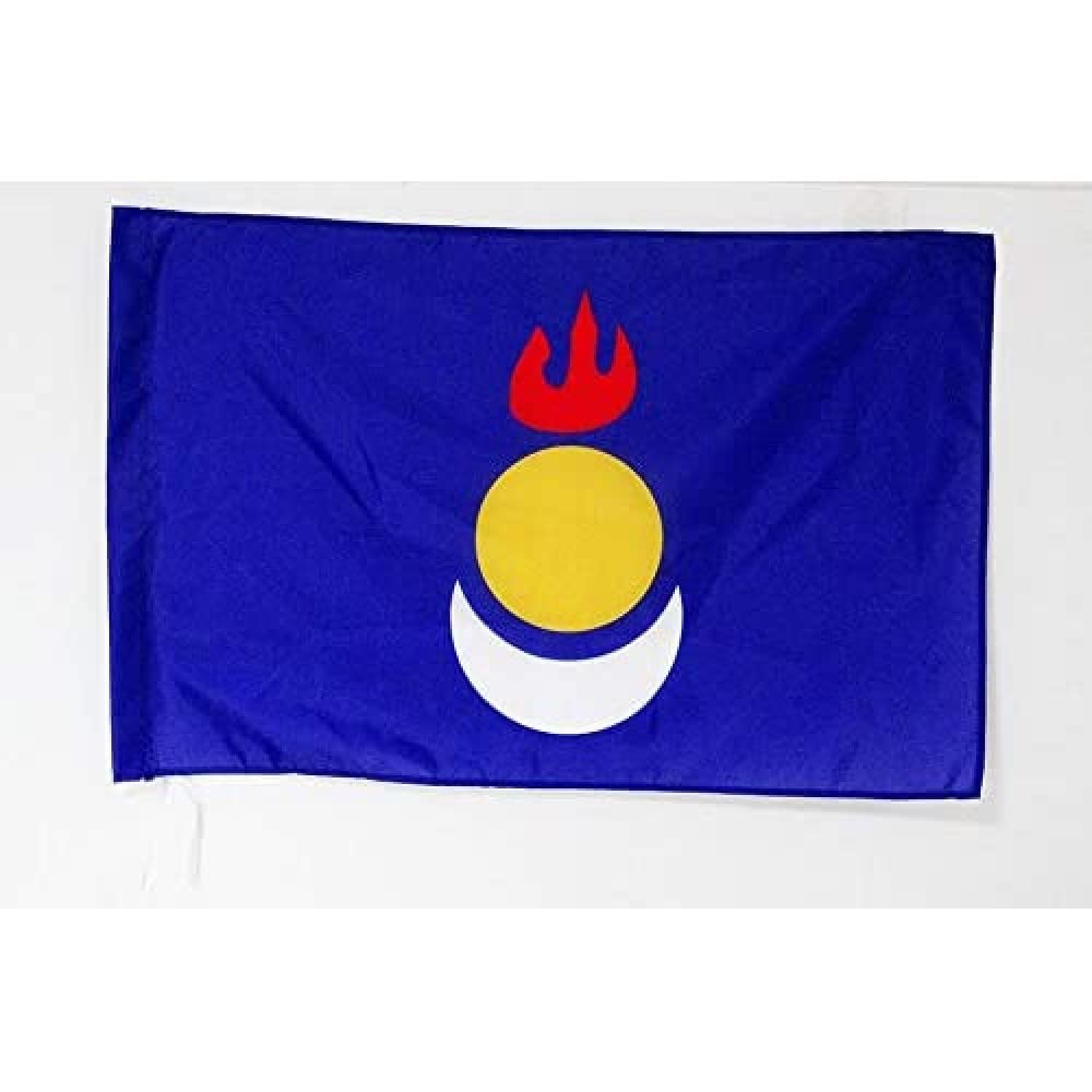 AZ FLAG - Inner Mongolia Autonomous Region Flag - 2x3 Ft - Nei Mongol Banner with Sleeve - 100% Polyester - Fade Resistant - Vivid Colors - 2' x 3' Feet - 90x60 Cm