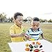 Liberty Imports Realistic Kitchen Fruits Vegetables Play Food Cutting Set for Kids
