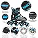 IUU Sports Adjustable Inline Skates for Kids and Adults, Roller Skates with Featuring All Illuminating Wheels, for Girls and Boys, Men and Ladies …