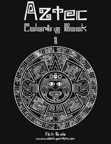 Aztec Coloring Book 1 (Volume 1)