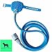 Doggy Goods - Pet Bathing Hand Brush, Indoor/Outdoor Use - Easy to Wash and Massage Pet While Using Both Hands - 8ft Hose