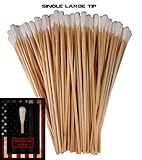 (Single Sided Large Tip)Type-III 100pc Gun Cleaning 6 Inch American Made Cotton Swabs