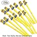 Cute Minion Gel Ink Pens - Ultra-Fine Point, Black, 12-Pack