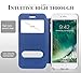 FYY Case for iPhone 7 Plus/8 Plus, Magnetic Flip Phone Case Stand Protective Cover with Window View Function for Apple iPhone 7 Plus/8 Plus 5.5