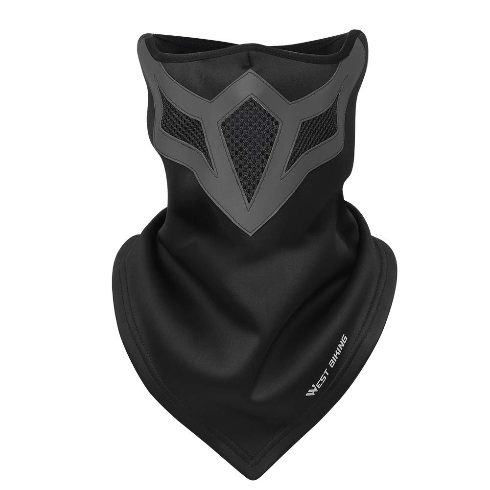 West Biking Windproof Balaclava Motorcycle - Ski Face Scarf Cold Weather Neck Gaiter Half Face Shield Motorbike Headwear Warm Fleece Bandana for Skiing, Snowboarding, Cycling & Winter Sports