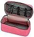 Packing Organizer Bra Underwear Storage Bag Travel Lingerie Pouch Toiletry Organizer Handbag Cosmetic Makeup Bag Luggage Storage Case For Cosmetics, Toiletries, Hotel, Home, Bathroom, Airplane (Rosy)