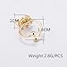 Susenstone®2PCS Dreamcatcher Rings Feather Charm Pendant