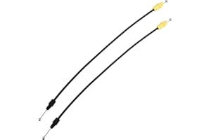 X AUTOHAUX 2pcs Car Door Latch Release Cable for Chevrolet Silverado 1500 2500 3500 HD for GMC Sierra 1500 2500 3500HD for Chevrolet Cheyenne Inside Door Handle Latch Cable 20783848 25880301