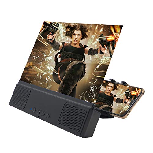 IIKOOPEEK-Mobile-Phone-Screen-Amplifier-With-Audio-Bluetooth-Speaker-3D-HD-12-Inch-Portable-Mobile-Phone-Magnifier-Cell-Phone-Stand-Screen-Projector