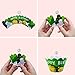 24pcs Jungle Animals Happy Birthday Cupcake Toppers + 24pcs Cupcake Wrappers for Woodland Garland Forest Theme Party Supplies