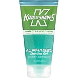 King of Shaves Alpha-Gel Cooling Menthol Shaving Gel - Aloe and Tea Tree, 5 Oz (2 Pack)