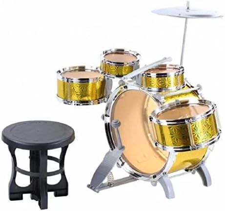 Vortex Jazz Drum Set with Chair Musical Toy Instrument for Kids