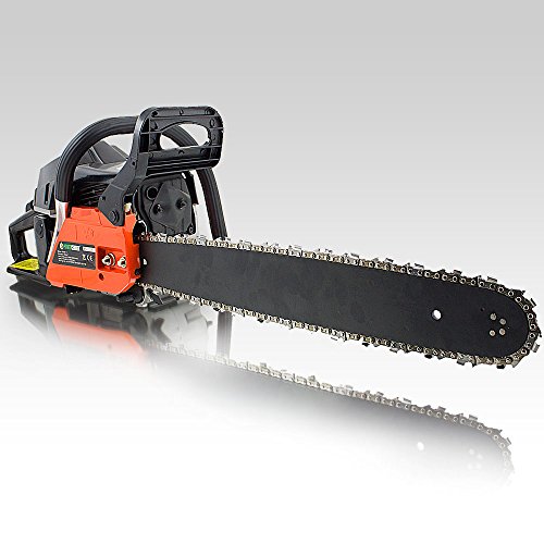 Benzin Kettensäge 50cm Säge Motorsäge Motorkettensäge 58ccm 3,5PS XXL-SET inkl. 1x 50cm Schwert & 2 Ketten – Bild 4