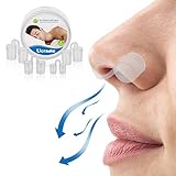 Anti Snoring Solution Nose Vents - Instand Relief Snore Device - Natural Aids Ease Breath Snore Relief - Set of 4 with Travel Case