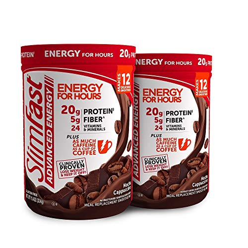 SlimFast Advanced Energy Mocha Cappuccino Replacement Mix, 2 Count SlimFast Advanced Energy Mocha Cappuccino Replacement Mix, 2 Count