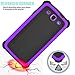 Galaxy S3 Case, Tekcoo(TM) [Tmajor Series] [Purple/Black] Shock Absorbing Hybrid Rubber Plastic Impact Defender Rugged Slim Hard Case Cover Shell for Samsung Galaxy S3 S III I9300 GS3 All Carriers