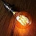 KINGSO Vintage Edison Bulb 60W Incandescent Antique Dimmable Light Bulb Dimmable for Home Light Fixtures Squirrel Cage Filament E27 Base G80 110V (4 Pack)