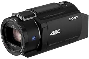 Sony FDR-AX43A – Videocamera 4K - Exmor R CMOS Sensor, Modalità registrazione: XAVCS 4K 3840 x 2160, Nero