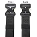 Valpeak Mens Tactical Belt Military Nylon Gun Belts Concealed Carry Heavy Duty Quick Release Buckle Riggers 1.5 inch (Black, M)