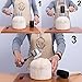 FANATU Coconut Opener Tool Set for Young Coconuts – Super Safe & Easy to Use Coconut Opening Tool – Food Safe Stainless Steel Coconut Opener Set with Hammer