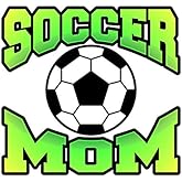 Soccer Mom Vinyl Decal Sticker - Car Truck Van SUV Window Wall Cup Laptop - One 5.5 Inch Decal - MKS1383