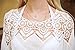 DQdq Women's Crochet Bathing Suit Cover Up White Small
