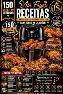Livro 150 Receitas Air Fryer
