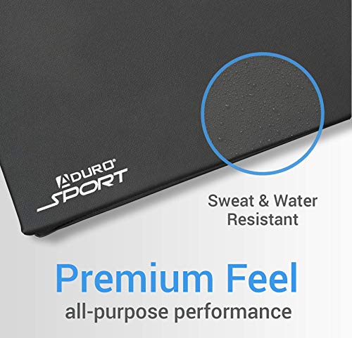Aduro Sport Gymnastics Mat, 6'x2'x1.5 Thick Folding Mat Workout Exercise Tumbling Gym Mats for Home