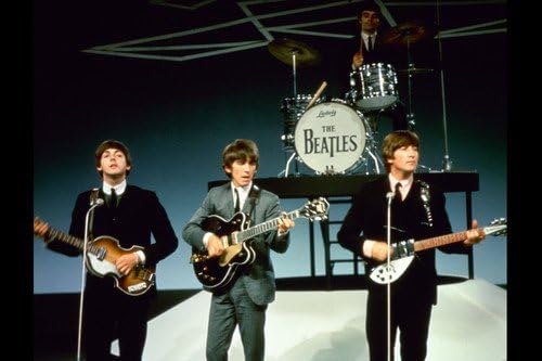 The Beatles On Stage Performing Iconic Classic 24X36 Poster at ...