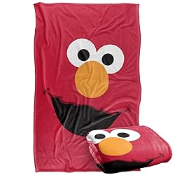 Sesame Street Elmo Face Officially Licensed Silky