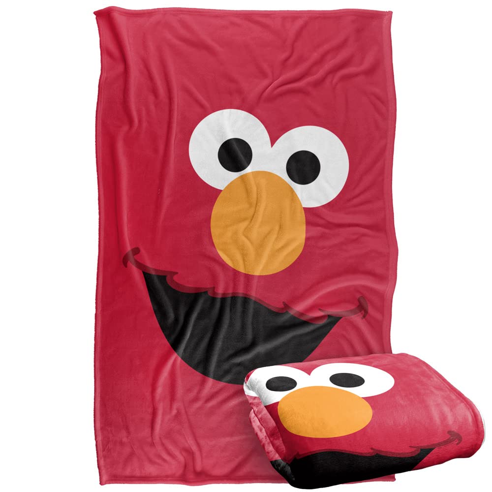 Sesame Street Elmo Face Officially Licensed Silky